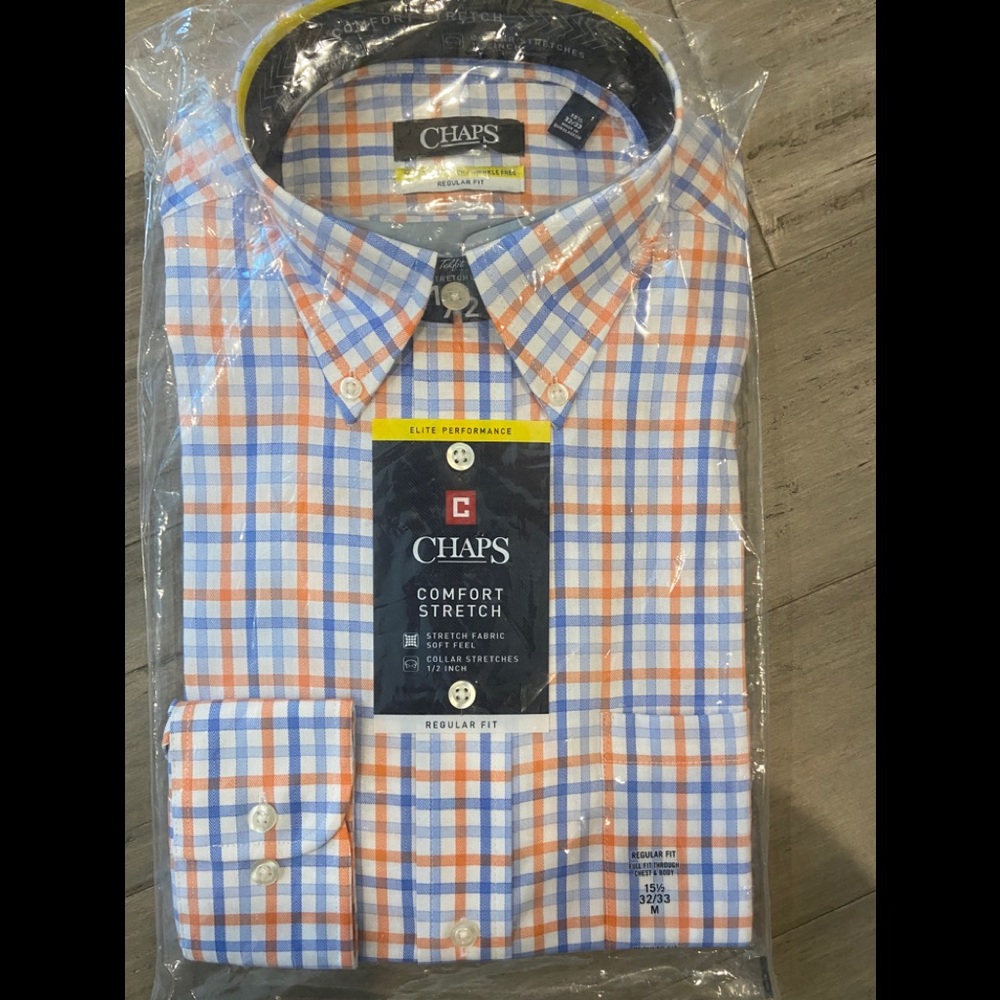 COPY - CHAPS Men’s dress shirt- comfort stretch
